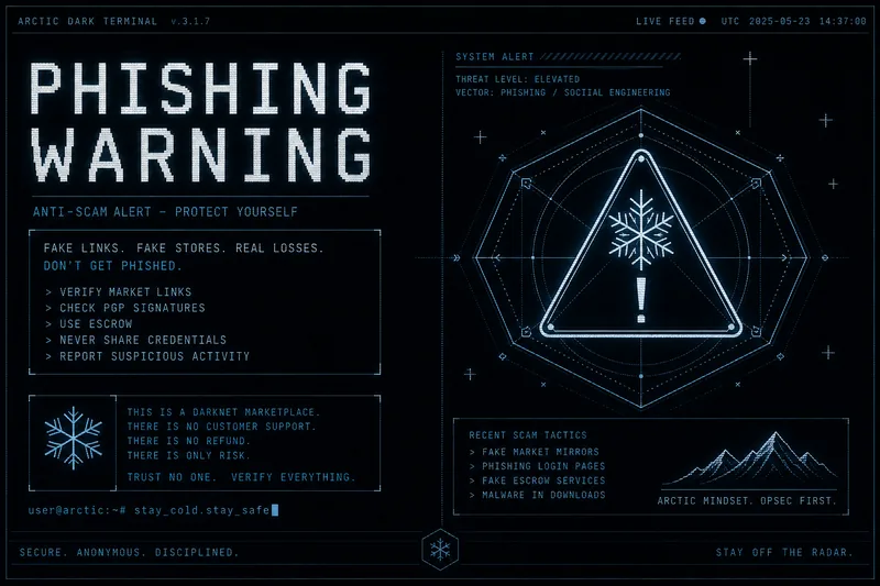 Anti-phishing warning and verified links guide